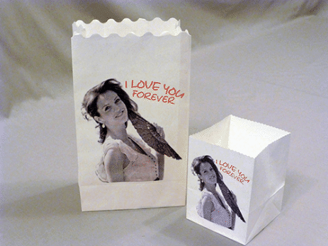 Custom print personalised Candle bags