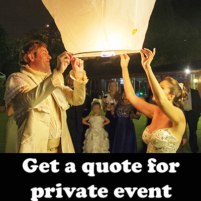 Quote for privatesky lanterns event