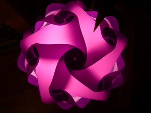 Puzzle Lights Retro Lampshades